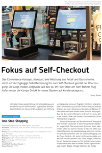 Artikel Fokus auf Self-Checkout