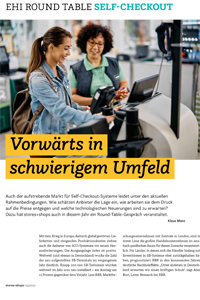 stores+shops Beitrag zu Self-Checkout